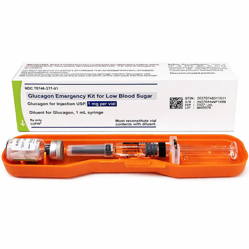 Glucagon Emergency Kit  for Low Blood Sugar.