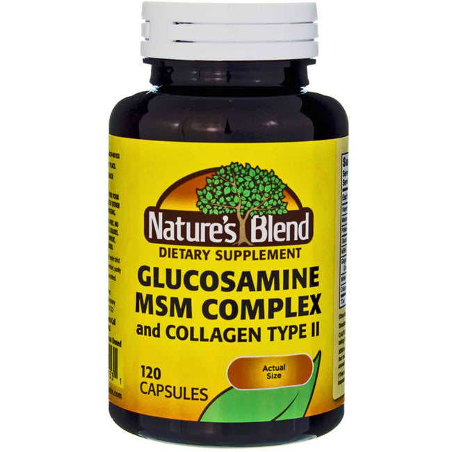 Nature's Blend Glucosamine MSM & Collagen Type Ii Tablets