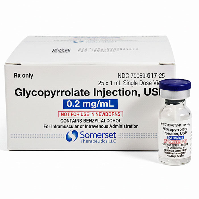 Glycopyrrolate Injection 0.2 mg Somerset 70069-0617-2