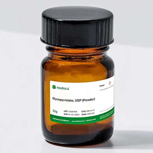 Glycopyrrolate USP Powder for Compounding improves treatments by managing secretions and supporting respiratory and gastrointestinal health.
