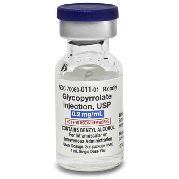 Glycopyrrolate 0.2 mg: Anesthesia & Secretion Control — Mountainside ...