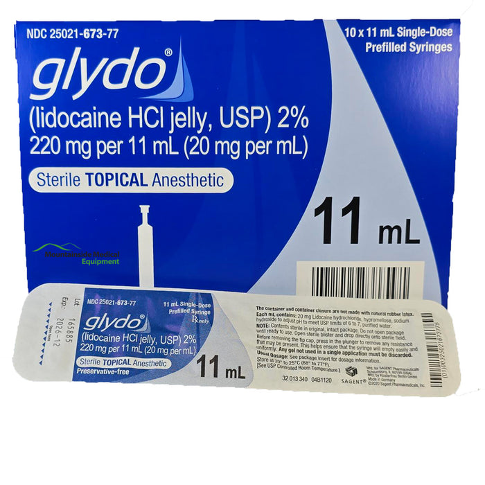 Glydo Lidocaine Jelly 2% -Lidocaine Jelly 2% Syringe | Mountainside Medical Equipment Glydo Lidocaine Jelly 2% -Lidocaine Jelly 2% Syringe | Mountainside Medical Equipment