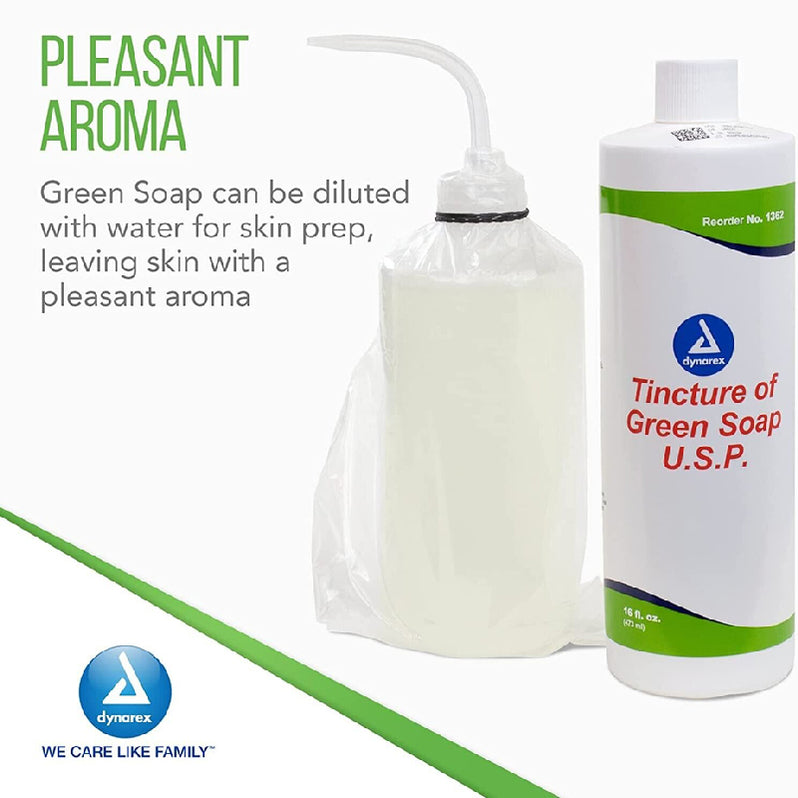 Tincture of Green Soap Tattoo Preparation 16 oz — Mountainside Medical