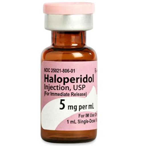 Treat Mental and Mood Disorders | Haloperidol Lactate Injection 1 mL Single Dose Vial, 10/Box- Sagent (Rx)
