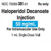 Buy Somerset Pharma Haloperidol Decanoate Injection 50 mg Single Dose Vial- Somerset  online at Mountainside Medical Equipment