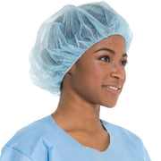 Disposable bouffant cap