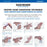 Instructions for using Sani-Hands instant hand sanitizing wipes with step-by-step illustrations.