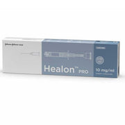 Healon Pro 0.55 mL ophthalmic viscoelastic device box with blue and white packaging, used for eye procedures, SKU: 59354-4000-00