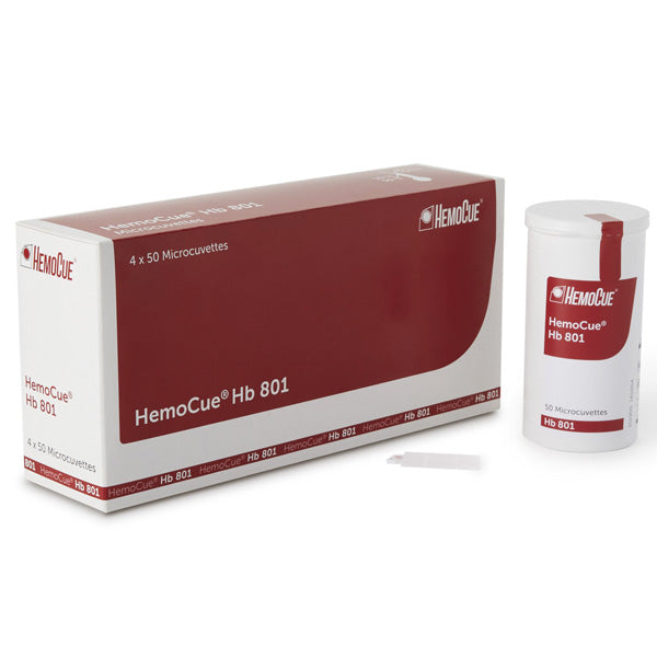 HemoCue Microcuvette For HemoCue Hb 801 Hemoglobin Testing System (4 V ...