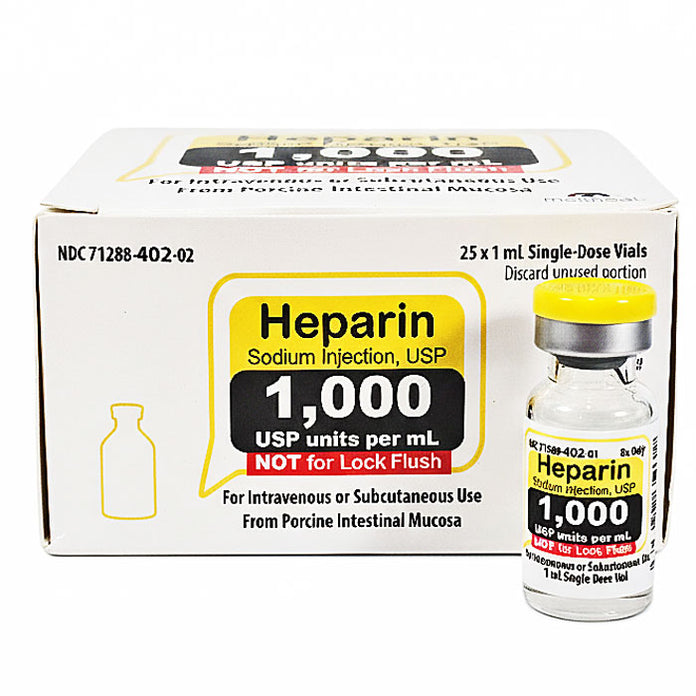 Heparin Sodium Injection 10000 Units: Anticoagulant Care — Mountainside ...