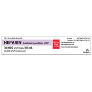 Heparin Sodium Injection 30000 Units Per 30 mL Multiple-Dose Vials 30 mL
