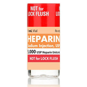 Heparin Sodium Injection 5000 Units Per 1 mL