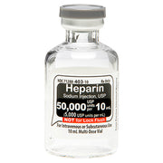 Heparin Sodium Injection USP 50000 Units Per 10 mL Multiple Dose Vials