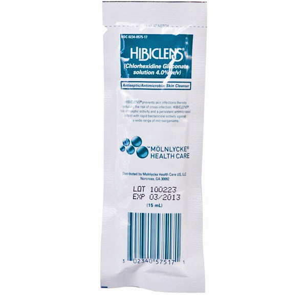 Hibiclens Packets 15 mL Chlorhexidine Gluconate 4% Antimicrobial Antiseptic Skin Cleanser 15 ml x 50/Box