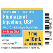 Buy Hikma Injectables Flumazenil for Injection 10 mL Multiple Dose Vials 1.0 mg/mL, 10/Box - Hikma Injectables  online at Mountainside Medical Equipment