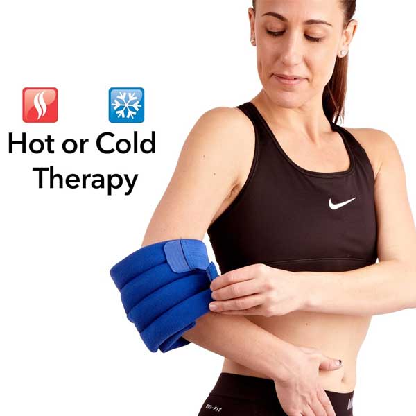 Cold or Hot Therapeutic Joint Wrap for Knee, Wrist, Elbow, Ankle, Arms or Legs (1 Pair)
