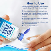 How to Use Renu Advanced Formula Multi-Purpose Contact Lens Solution