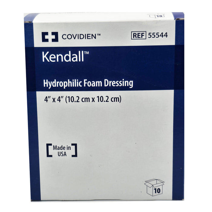 Hydrophilic Foam Wound Dressing, Non-Adhesive without Border, 4" X 4" Mountainside Medical Hydrophilic Foam Wound Dressing, Non-Adhesive without Border, 4" X 4" Mountainside Medical