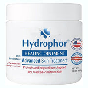 Hydrophor Healing Ointment jar on a white background