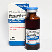 Hydroxocobalamin Injection 1000 mcg for Vitamin B12 supplementation to boost energy and support nervous system health.