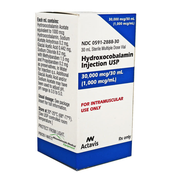 Hydroxocobalamin Injection: Vitamin B12 for Energy & Anemia Mountainside Medical Hydroxocobalamin Injection: Vitamin B12 for Energy & Anemia Mountainside Medical