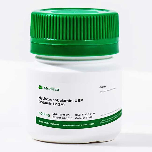 Hydroxocobalamin (Vitamin B12A) USP Powder For Compounding (API) **Refrigerated** 25 g