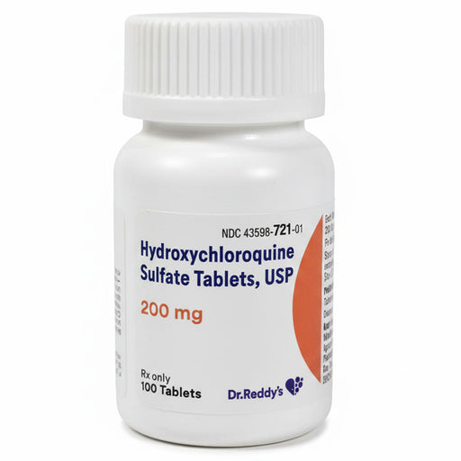 Hydroxychloroquine Tablets 200 mg by Dr. Reddy 100 Count 