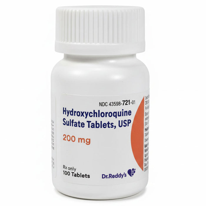 Hydroxychloroquine Tablets 200 mg by Dr. Reddy 100 Count 