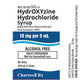 Hydroxyzine HCL Syrup Oral Solution 10 mg/mL Alcohol Free 473 mL (RX)