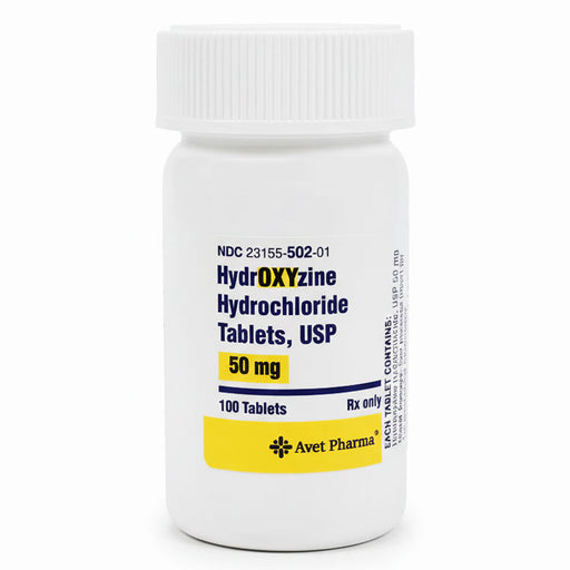 Hydroxyzine Hydrochloride Tablets 50 mg Avet Pharmaceuticals