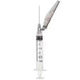 Hypodermic Syringe with Needle 27g x 1/2" 1cc Gray Safety Needle with No Dead Space 100/Box