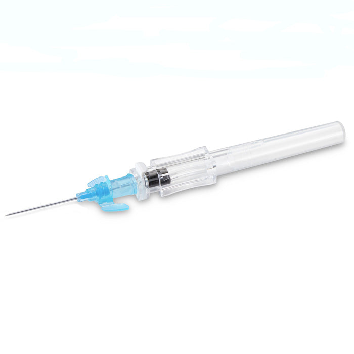 IV Catheters, Prevent R Shielded IV Catheter Needles with Button Retracting Safety Needle 22 gauge x 1" Winged