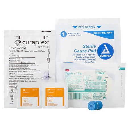 IV Start Kit With Tegaderm, Alcohol Preps, Tourniquet