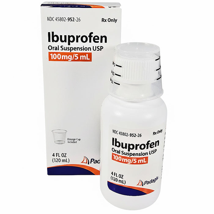 Ibuprofen Oral Suspension Liquid 100 mg / 5 mL by Padagis