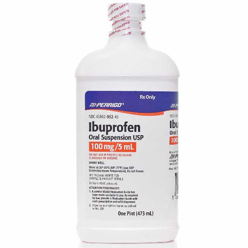 Ibuprofen Oral Suspension Liquid 100 mg / 5 mL