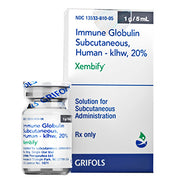 Xembify Immune Globulin Subcutaneous, Human – klhw 20% Injection 5 mL **Requires Refrigeration Default Title