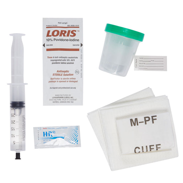 Indwelling Catheter Tray with Supplies, without Catheter, Sterile by McKesson