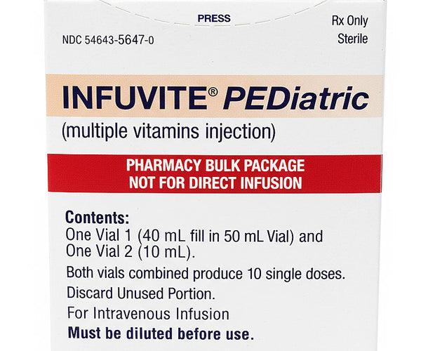 Infuvite Pediatric Pharmacy Bulk Pack (Rx) | Wholesale | Mountainside ...