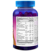 Ingredients Supplement Facts Label for Zoo Friends Childrens Multivitamin Supplement Gummies