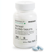 Instant Bluing Tablets Blue, 100 Tests For Use In Toilet Water