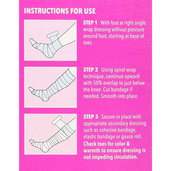 Unna Boot UnnaRite C Bandage with Zinc Oxide and Calamine for Compress ...