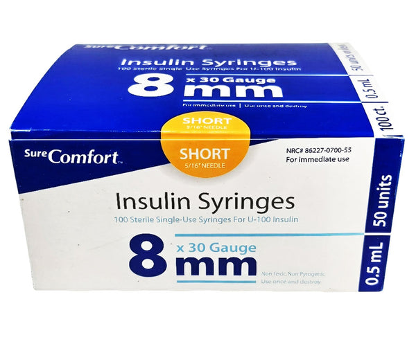 insulin syringes for semaglutide BD Embecta Ultra-Fine Syringe - 30G 1cc 1/2" Standard Insulin Syringe IVF