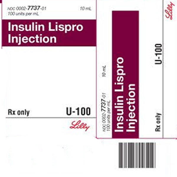 Insulin Lispro Injection U-100 Multiple Dose Vial 10 mL **Requires Ref ...