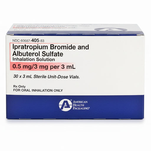 Ipratropium Bromide and Albuterol Sulfate  Inhalation Solution 0.5 mg 3 mg BY American Health Packaging