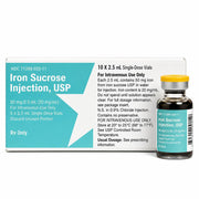 Iron Sucrose Injection 20 mg by International Medication Systems. NDC: 76329-9200-01.