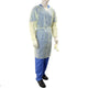 Isolation Gown Fluid Resistant Yellow Full Back 50/cs