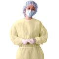 Isolation Gowns, Yellow with Full Back 50/case