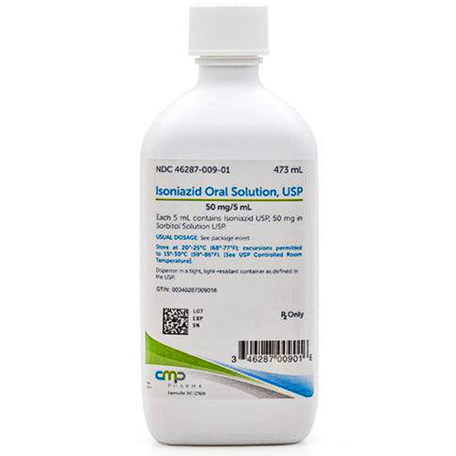 Buy CMP Pharma Isoniazid Oral Syrup 50mg/5mL - CMP Pharma 16 oz  online at Mountainside Medical Equipment