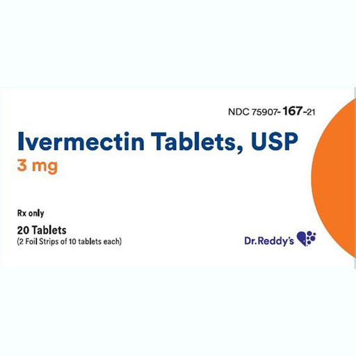 Ivermectin Tablets 3 mg for Parasite Treatment by Dr. Reddy’s Laboratories