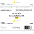 Ivermectin Tablets 6 mg For Parasitic Infection Relief 2 Foil Strips of 10, (20 Count)